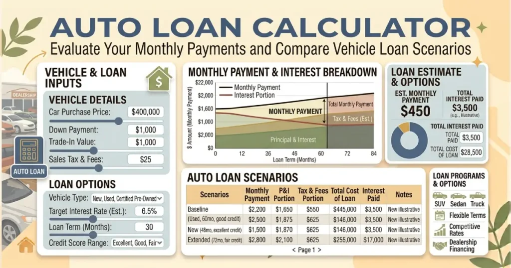 Auto Loan Calculator