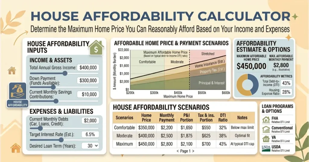 House Affordability Calculator