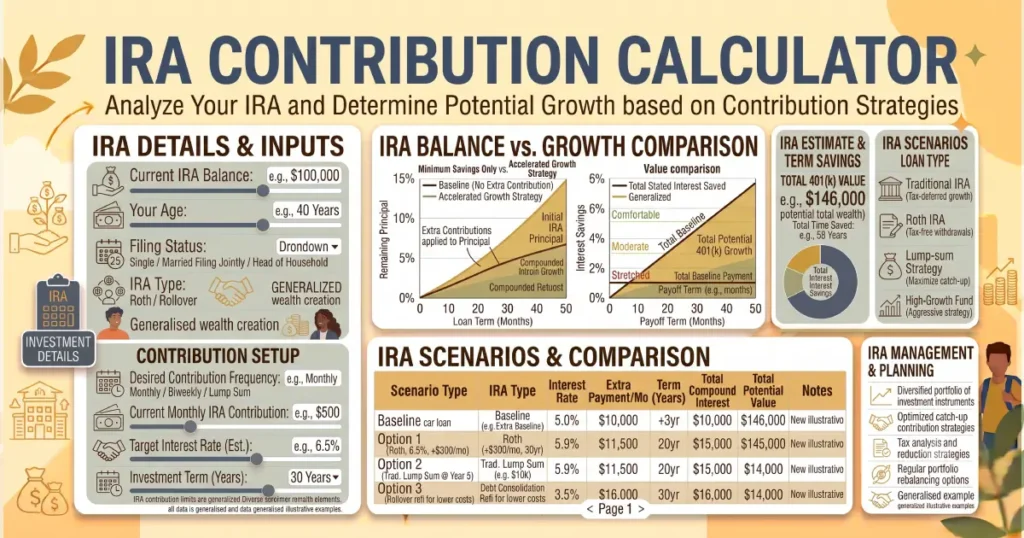 IRA Contribution Calculator