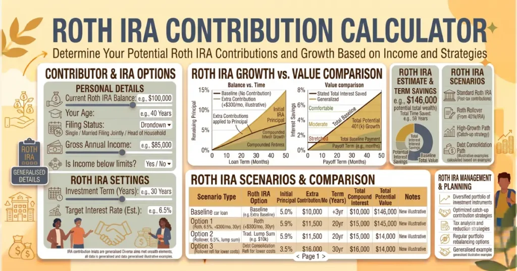 Roth IRA Contribution Calculator