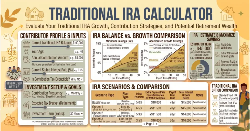 Traditional IRA Calculator